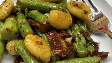 Photo of Gnocchi mit Tomaten und grünem Spargel