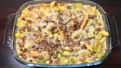 Photo of Schupfnudel auflauf mit lauch und hack