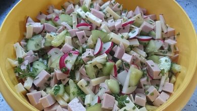 Photo of Wurstsalat mit radieschen