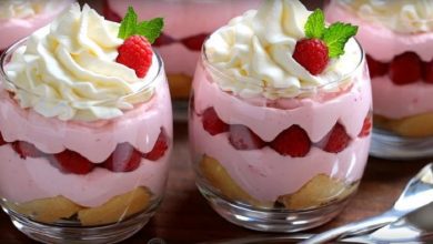 Photo of Charlotte mit Himbeermousse