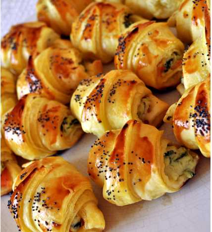 Photo of Blätterteig-Croissants mit Lachs zum Aperitif