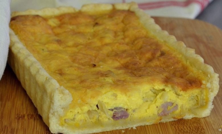 Photo of Elsässer Quiche mit Zwiebeln