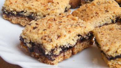 Photo of Tortenschnitten mit Kirschmarmelade