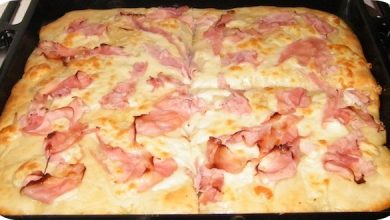 Photo of Schnelle Focaccia mit Gekochtem und Taleggio