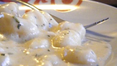 Photo of Kartoffel -Gnocchi mit Käseauce und Walnüssen