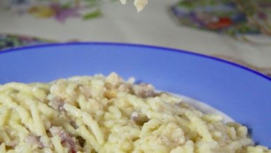 Photo of Trofiette mit Fondue, knusprigem Speck und Orangenschale