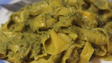 Photo of Pappardelle in Artischockencreme, Kreuzkümmel und Sardellen