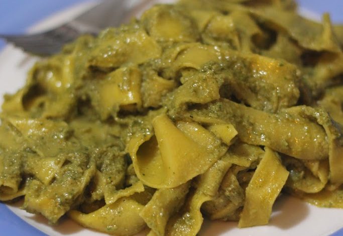 Photo of Pappardelle in Artischockencreme, Kreuzkümmel und Sardellen