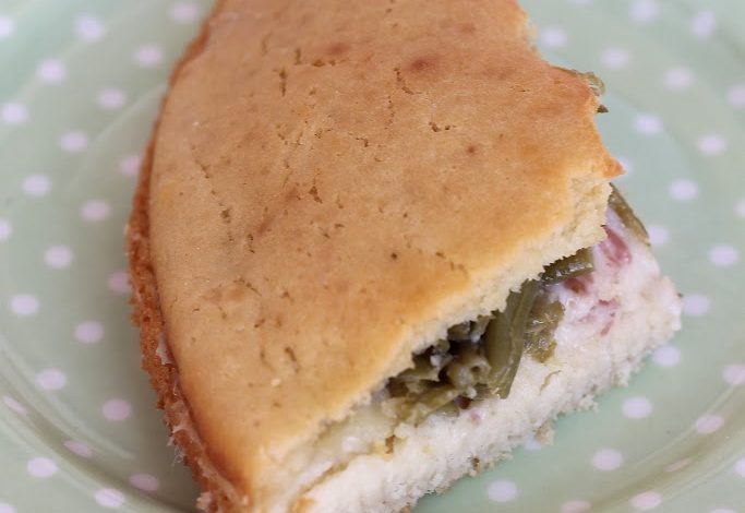 Photo of Rustikaler Kuchen mit grünen Bohnen, Speck und Büffelmozzarella