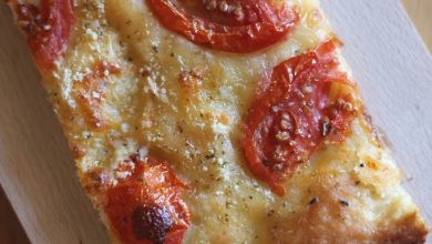 Photo of Focaccia ohne Teig, mit Tomatensauce | Knackig