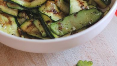 Photo of Gegrillte Zucchini mit Minze