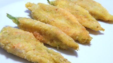 Photo of Kürbisblüten gefüllt und frittiert