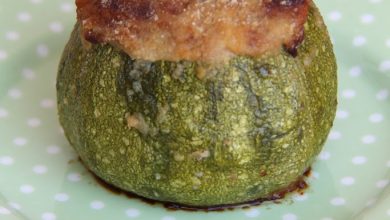 Photo of Gefüllte runde Zucchini