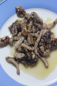 Photo of Rindfleischstreifen mit Radicchio, Ziegenkäse und Walnüssen