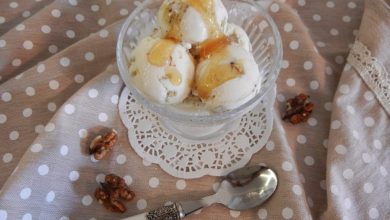 Photo of Joghurteis mit Honig und Nüssen