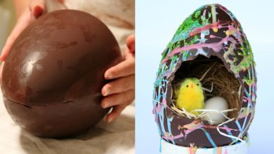 Photo of Hausgemachtes Schokoladen-Osterei