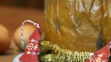 Photo of Panettone gefüllt mit Mascarpone-Mousse und Schokolade