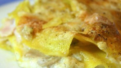 Photo of Lasagne mit Pilzen und Schinken