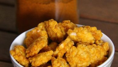 Photo of Scharfer Reiscracker-Snack oder japanisches Senbei Okaki