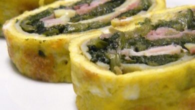 Photo of Crêpe-Röllchen gefüllt mit Kochschinken und Spinat