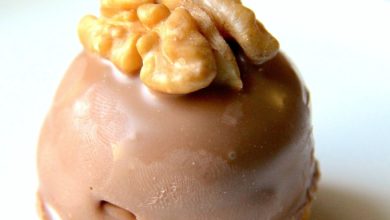 Photo of Walnussschokolade mit Himbeerfüllung