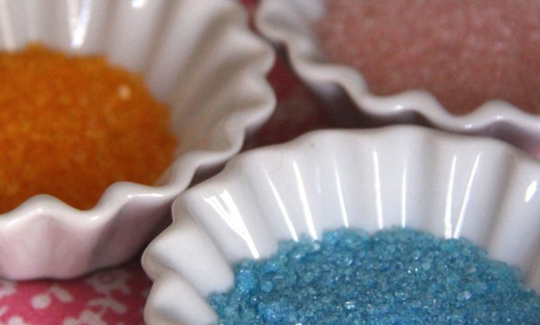 Photo of Selbstgemachter farbiger Zucker | sehr leicht