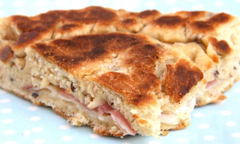 Photo of Gefüllte Focaccia, in einer sehr schnellen Pfanne zubereitet