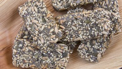 Photo of SÜSSERIEGEL MIT GEMISCHTEN SAMEN, hausgemacht mit nur 2 ZUTATEN