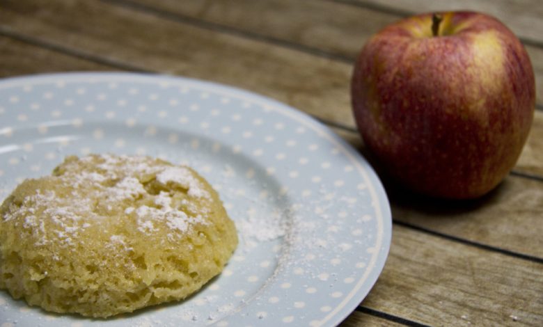 Photo of APFELKUCHEN IN 3 MINUTEN (einschließlich Kochen)