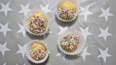 Photo of BUNTE PRALINEN ganz einfach und ohne Kochen | Recycling-Rezept