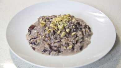 Photo of RISOTTO mit CHICORY, SPECK, GORGONZOLA und WALNÜSSEN