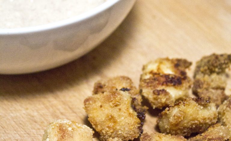 Photo of Leichte Putenkroketten in Joghurt-Paprika-Sauce
