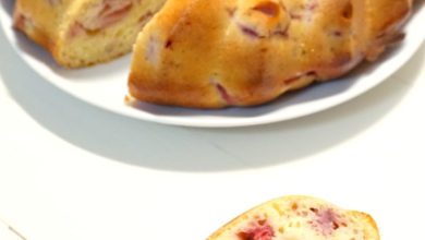 Photo of Joghurt-Erdbeer-Donut | superleichtes Rezept ohne Butter