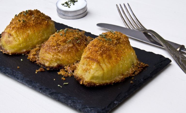 Photo of HASSELBACK-KARTOFFELN mit Käse | knusprig, lecker und ganz einfach