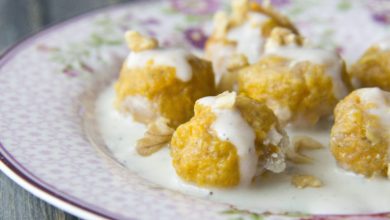 Photo of KÜRBIS-GNOCCHI MIT GORGONZOLA UND WALNÜSSEN | einfaches und leckeres Herbstrezept