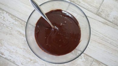 Photo of SCHOKOLADEN-GANACHE-CREME in 5 Minuten | perfekt für MUFFINS und KUCHEN