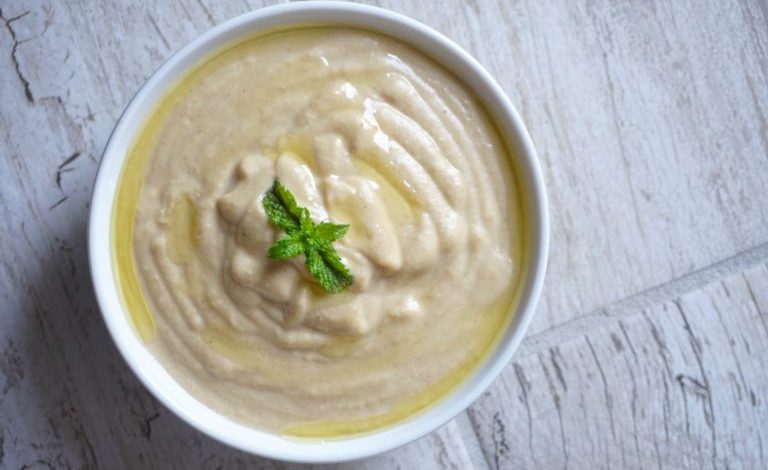 Photo of KICHERERBSEN-HUMMUS | vegane nahöstliche Soße | einfaches leichtes Rezept