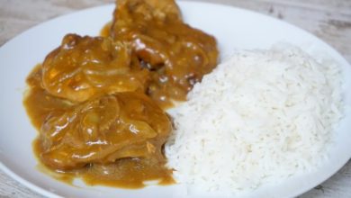 Photo of OSSOBUCO MIT CURRY UND JOGHURT mit Basmatireis | orientalisches Rezept