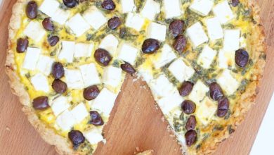 Photo of SALZTARTE MIT FETA UND OLIVEN | vegetarisch, einfach und lecker