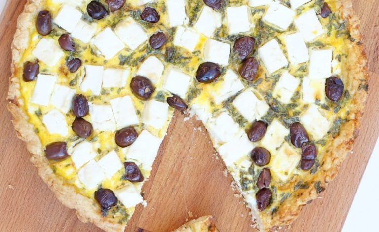Photo of SALZTARTE MIT FETA UND OLIVEN | vegetarisch, einfach und lecker