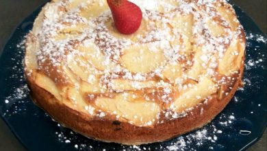 Photo of LEICHTER ERDBEER-APFEL-KUCHEN