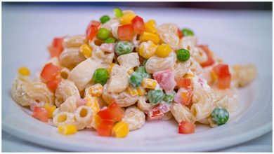 Photo of Bunter Nudelsalat – leckere Grillbeilage