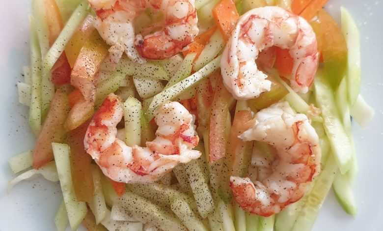 Photo of GARNELENSALAT leichtes, einfaches und leckeres Rezept