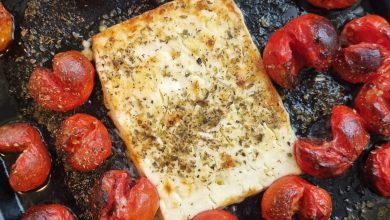 Photo of GEBACKENER FETA MIT TOMATEN, ganz einfach und super lecker