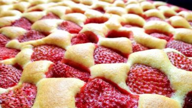 Photo of Der beste Erdbeer-Biskuitkuchen vom Blech