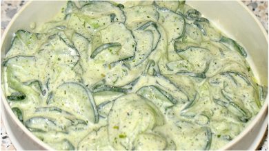 Photo of Schneller Gurkensalat mit Schmand