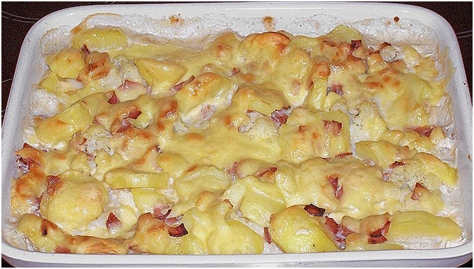 Photo of 1 Blumenkohl und Kartoffel. Ein köstliches Abendessen mit einfachen Zutaten.