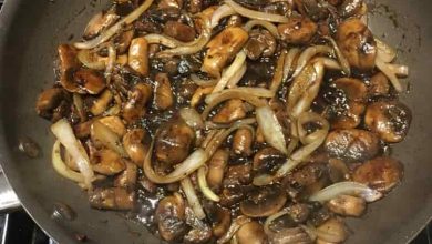 Photo of Gebratene Champignons mit Knoblauchschmand oder Alioli