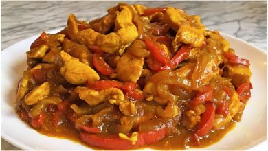 Photo of Perfektes Feierabend-Essen Schnelles Hähnchen-Paprika-Gemüse