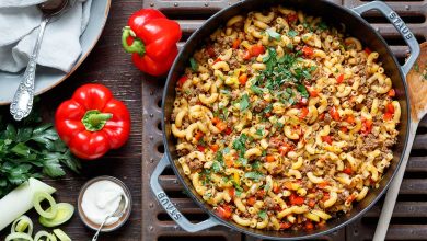 Photo of In nur 15 Minuten steht diese leckere Hackfleisch-Pfanne auf dem Tisch